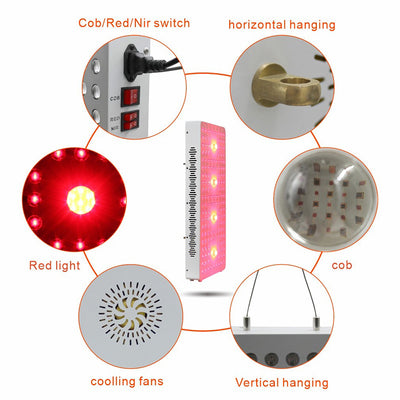 Lámpara LED Infrarroja de Luz Roja para el Hogar - Image 11
