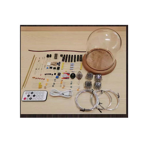 Reloj de Tubo Neón Retro - Adorno DIY para Escritorio - Image 2
