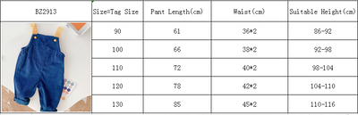 Jumpsuit de Pana Estilo Coreano para Niños - Image 6