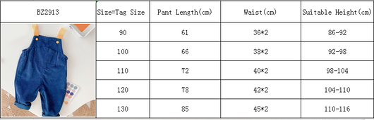 Jumpsuit de Pana Estilo Coreano para Niños - Image 6