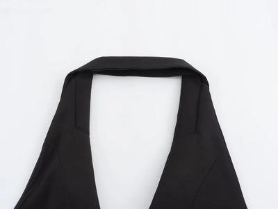 Blusa Escotada sin Espalda con Diseño de Cierre y Ajuste Ceñido - Image 17
