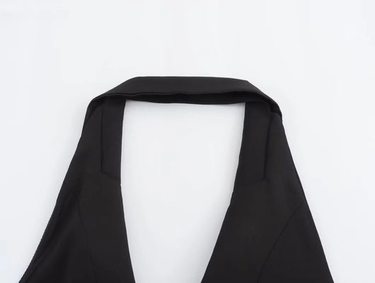 Blusa Escotada sin Espalda con Diseño de Cierre y Ajuste Ceñido - Image 17