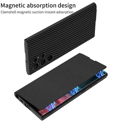Funda de Cuero para Celular con Cierre Magnético y Ranuras Integradas - Image 9
