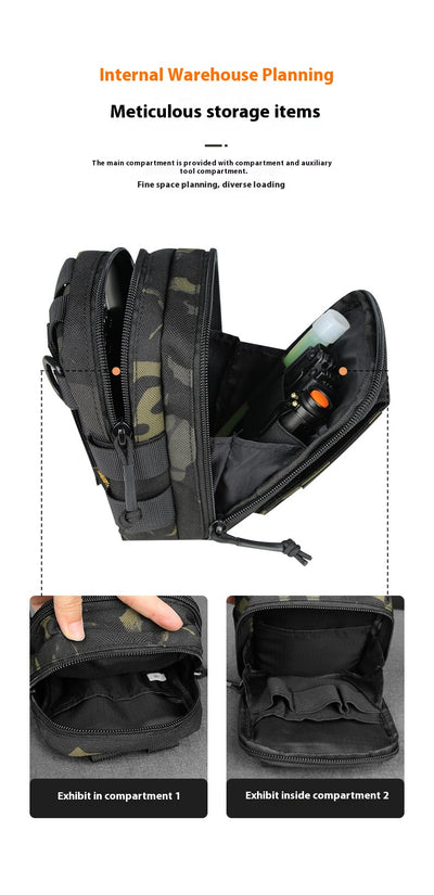 Bolsa Táctica Multifunción para Cintura - Kit Completo de Equipo Outdoor Camuflaje - Image 7