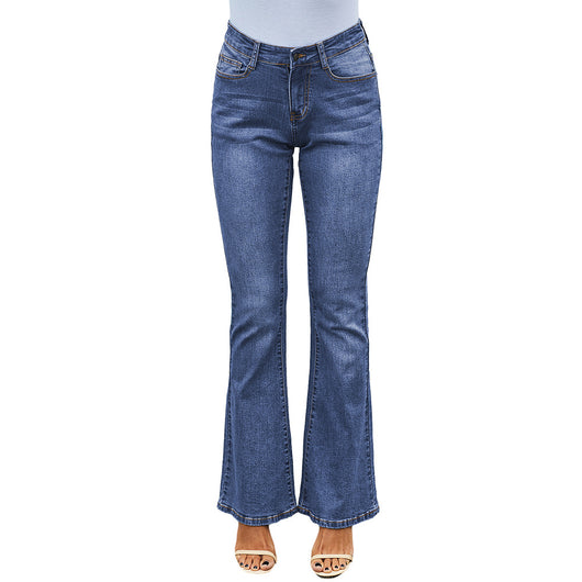 Pantalones Anchos Cintura Alta Rotos Efecto Desgastado - Image 6