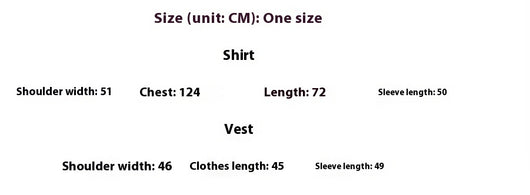 Conjunto Dos Piezas: Chaleco Diseño Irregular y Camisa Blanca - Image 6