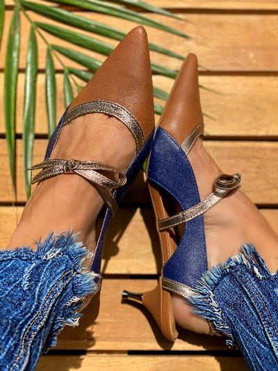 Sandalias Elegantes de Tacón Alto con Punta Afilada y Detalles a Contraste - Image 10