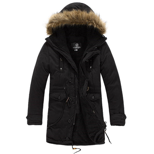 Abrigo Parka de Invierno para Hombre - Chaqueta Cálida de Algodón - Image 15