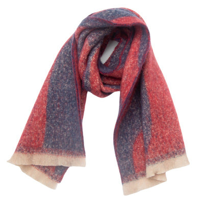 Bufanda Tejida Jacquard Otoño Invierno Estilo Europeo y Americano - Image 8
