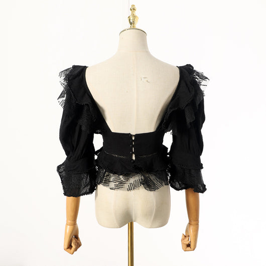 Blusa Ajustada de Tres Cuartos Lisa - Versátil y Moderna para Mujer - Image 2