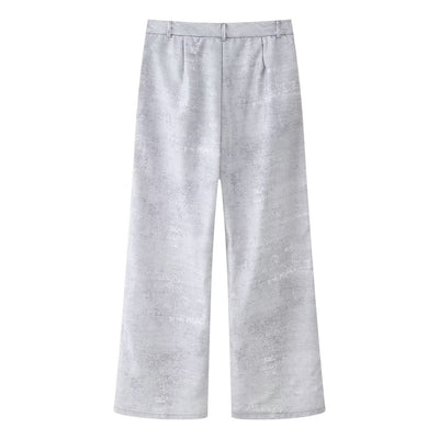 Conjunto de Dos Piezas: Blusa Bordada y Pantalón Pierna Ancha - Image 29
