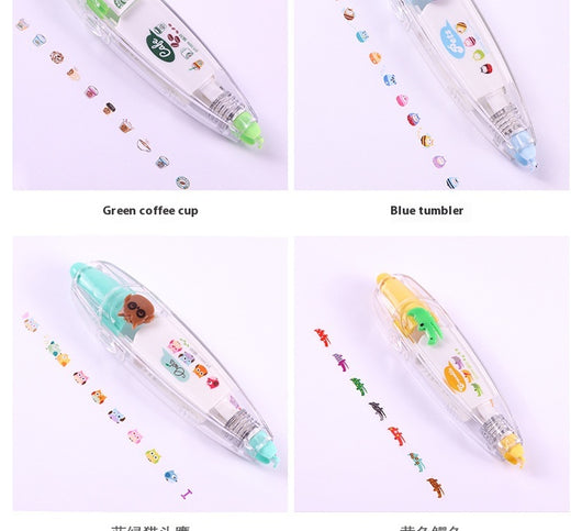 Cinta Correctora Divertida con Diseños Animados - Image 42