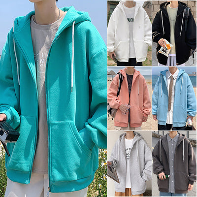 Chaqueta Hoodie Casual con Cierre para Hombre - Image 4