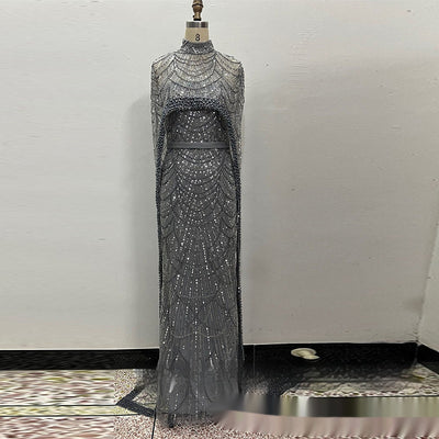 Vestido de Fiesta con Bordado de Perlas - Image 7