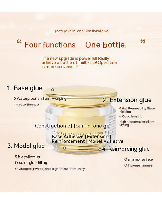 Gel Base Multiusos para Extensiones de Uñas con Moldeado Estructurado - Image 9
