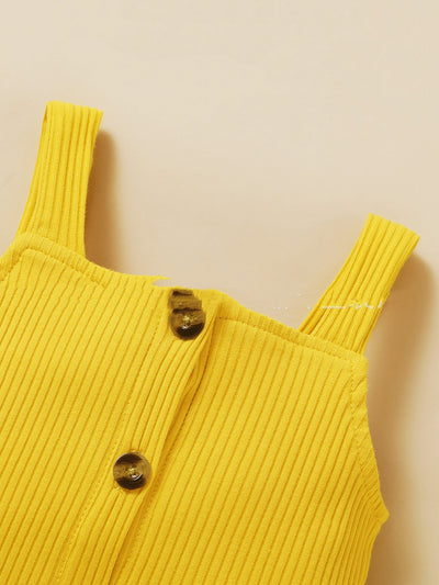 Conjunto Infantil de Algodón con Tirantes Estampados - Estilo Europeo - Image 9