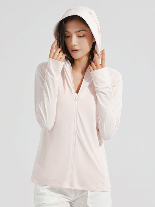 Ropa Protectora Solar con Cobertura Facial Desmontable - Protección UV Ice Silk - Image 11