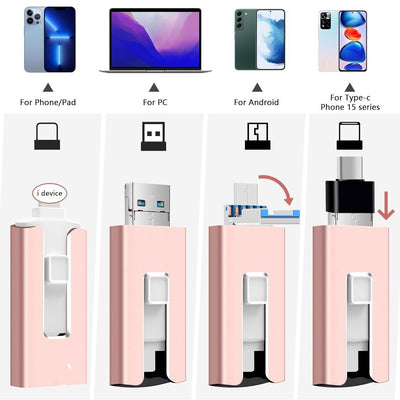 Unidad Flash USB de Alta Velocidad 2TB para Teléfono y Computadora - Image 5