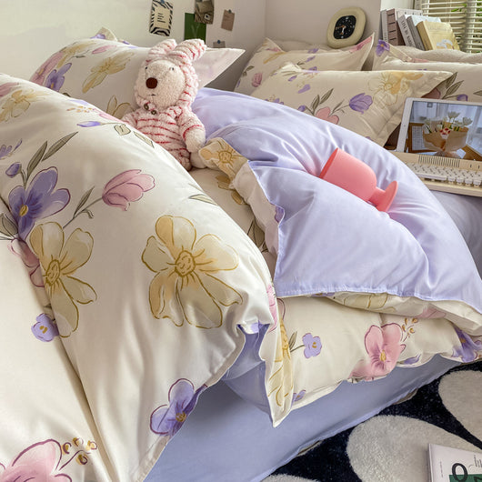 Funda Nórdica de Algodón Lavado para Cama de Estudiante - Image 13