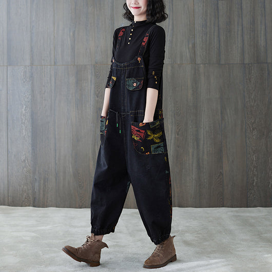 Jeans Casuales con Tirantes Estampados - Image 14