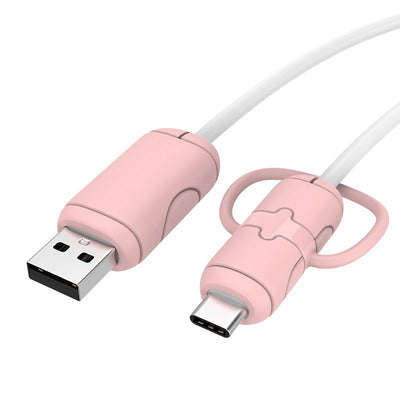 Cable de Datos Multiespecificación con Funda Protectora de Silicona y Correa de Almacenamiento - Image 5