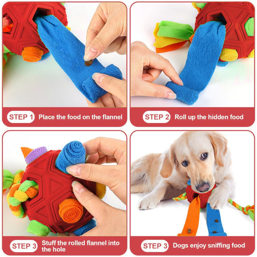 Pelota Interactiva de Olfato para Perros - Juguete Puzzle IQ Resistente a Mordidas - Image 19