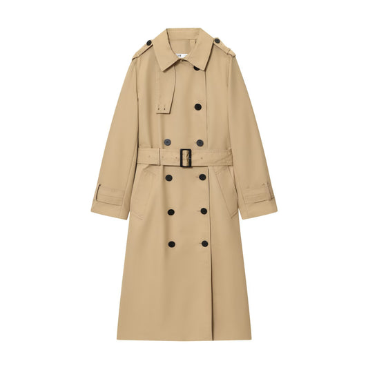 Abrigo Trench Coat Doble Botonadura Elegante para Mujer - Image 2