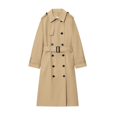 Abrigo Trench Coat Doble Botonadura Elegante para Mujer - Image 2