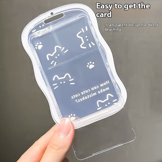 Funda Protectora para Carnet Estudiantil con Diseño Minimalista Gato - Image 14