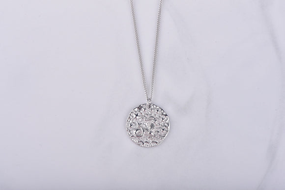 Collar de Plata Esterlina con los 12 Signos del Zodiaco