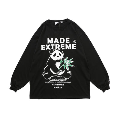 Sudadera Oversize con Estampado Panda - Mangas Largas - Image 12