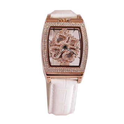 Reloj Elegante para Mujer Resistente al Agua con Diamantes y Flores - Image 14
