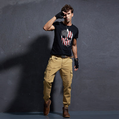 Pantalones Slim Fit de Color Sólido para Hombre - Image 11