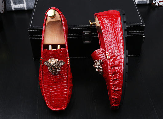 Zapatos de Cuero para Hombre con Estilo Personalizado - Image 22