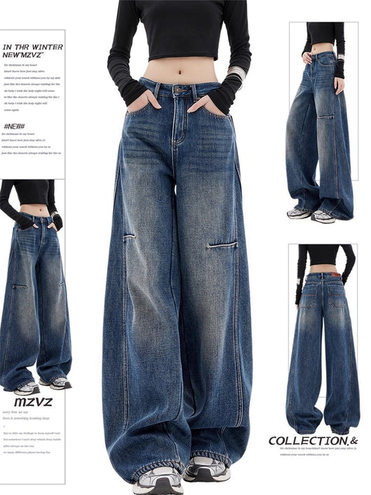 Pantalón Ancho Largo Holgado con Diseño de Guadaña - Image 12