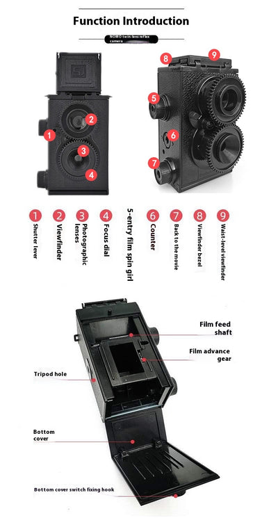 Cámara Analógica Dual Lente - Kit DIY Profesional - Image 10