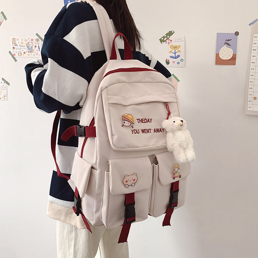 Mochila Escolar y Universitaria de Gran Capacidad con Diseño Forestal - Image 11
