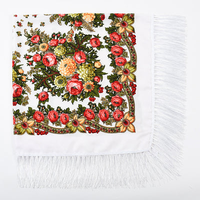 Pashmina Étnica con Flores Bordadas y Borlas - Image 19