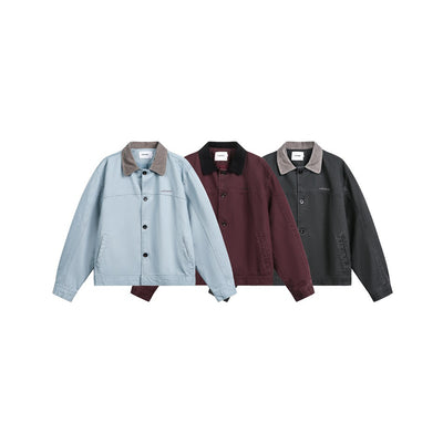 Chaqueta de Trabajo Retro Corta para Hombre - Image 5