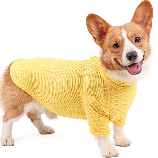 Playera Térmica de Cuello Alto para Mascotas - Ajuste Slim Elástico Otoño Invierno - Image 5