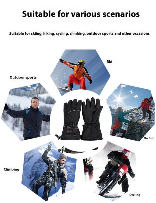 Guantes Térmicos Impermeables con Calefacción Eléctrica para Motos y Deportes Extremos - Image 27