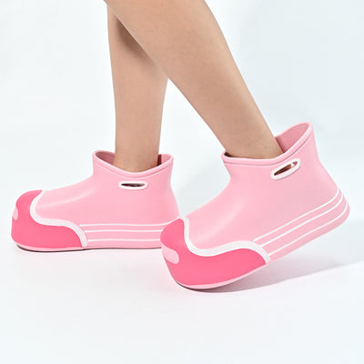 Botas de Lluvia para Mujer con Suela Gruesa y Diseño Elegante - Image 6