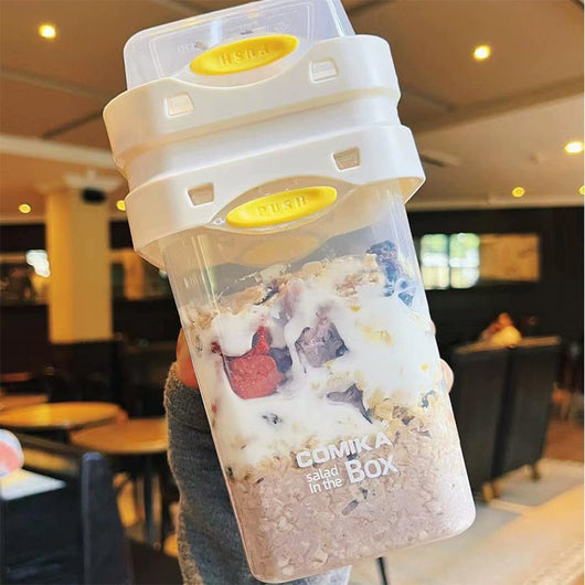 Vaso Portátil Hermético para Ensaladas, Frutas y Desayunos con Cuchara - Image 5