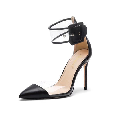 Tacones Altos Slim de Cuero para Mujer - Diseño Versátil - Image 6