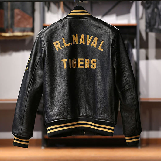 Chaqueta de Cuero para Hombre con Cuello Mao - Estilo Casual Deportivo - Image 16