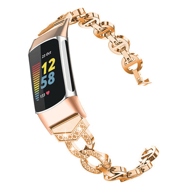 Correa de Reloj Acero Inoxidable Diamantada Full Metal Versátil - Image 6