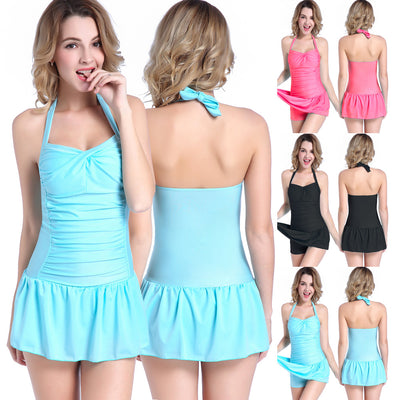Traje de Baño Enterizo Boxy con Falda - Image 5