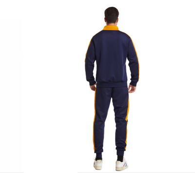 Conjunto Deportivo Casual para Hombre con Chaqueta Color Block y Cuello Alto - Image 10