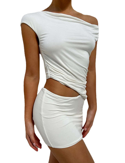 Blusa Básica de Color Sólido para Mujer - Image 6