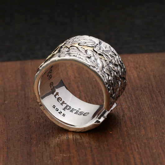 Anillo Ajustable Punk Plata Dedo Índice Retro - Image 8